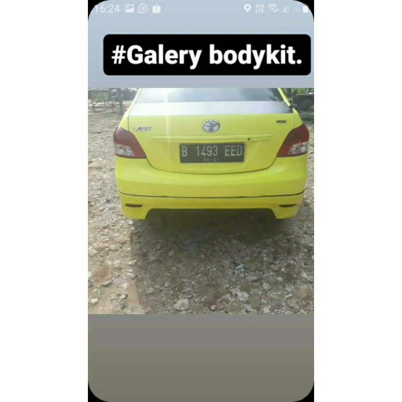Bodykit aad on belakang toyota vios gen2