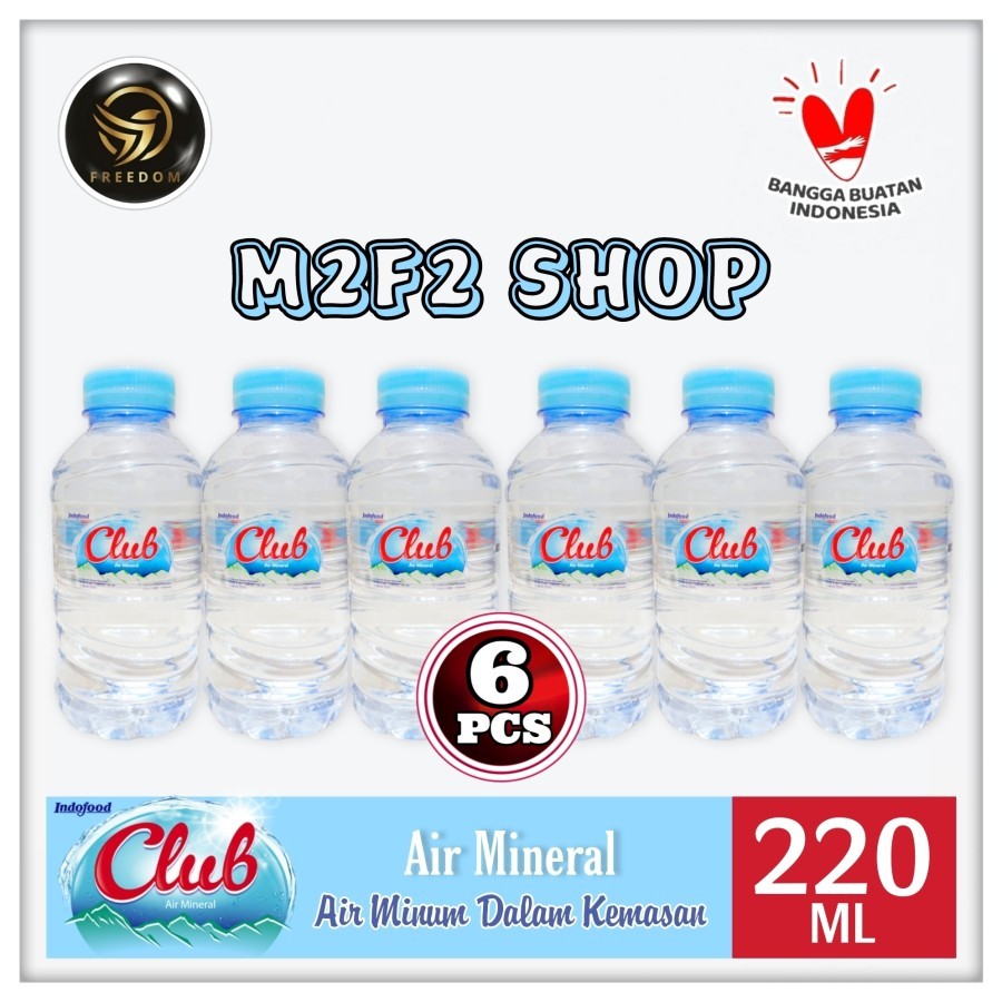 

Air Mineral Club Baby Mini Botol Plastik Pet - 220 ml (Kemasan 6 Pcs)