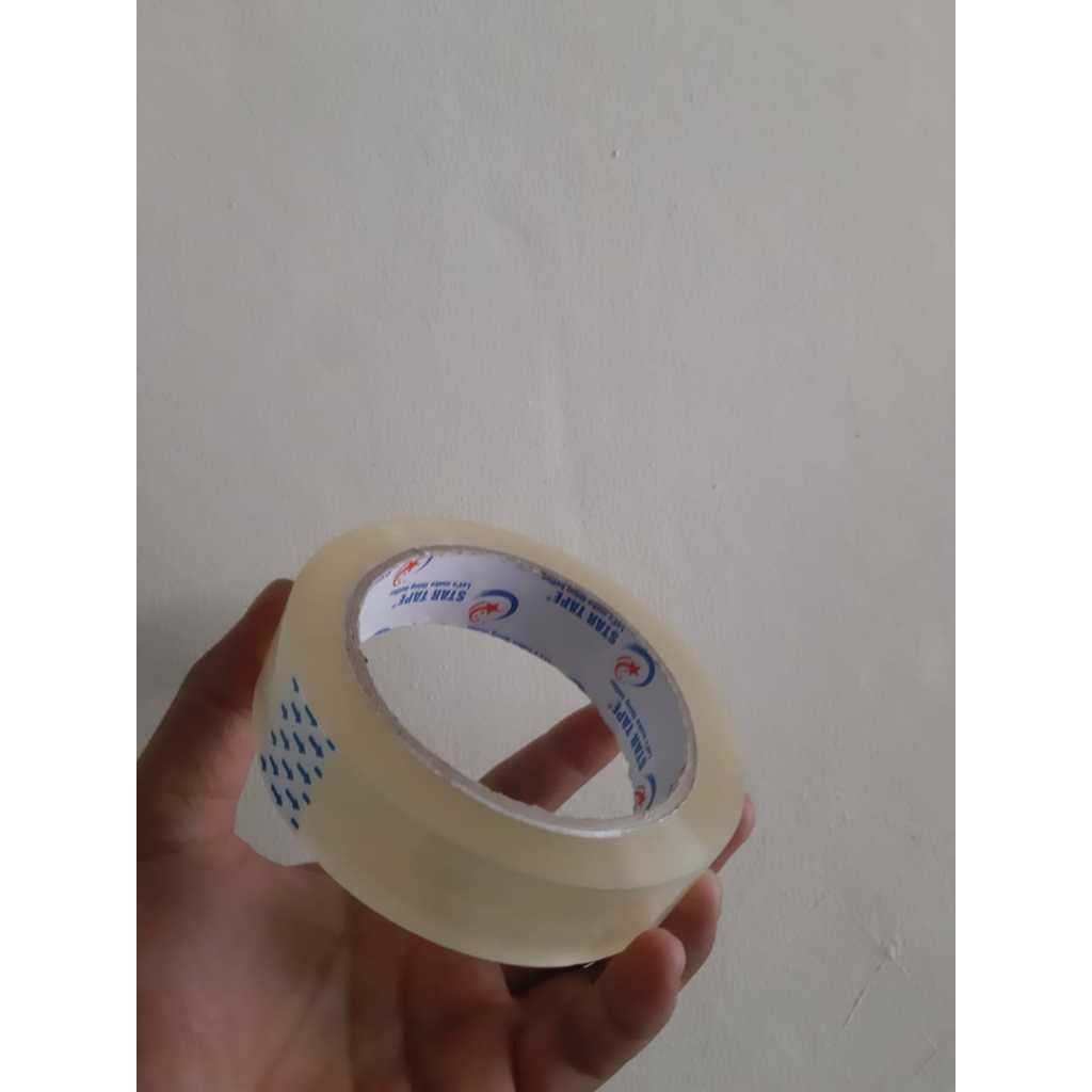 

1 PSC LAKBAN BENING STAR TAPE 24 MM X 100 YARD KUALITAS TERBAIK