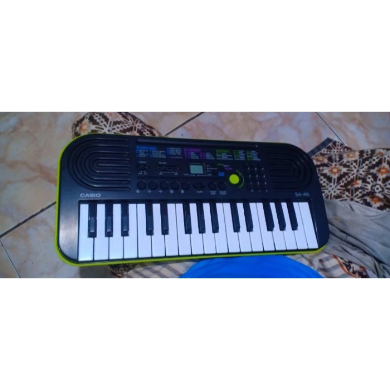 Jual piano second  casio sa 46/47