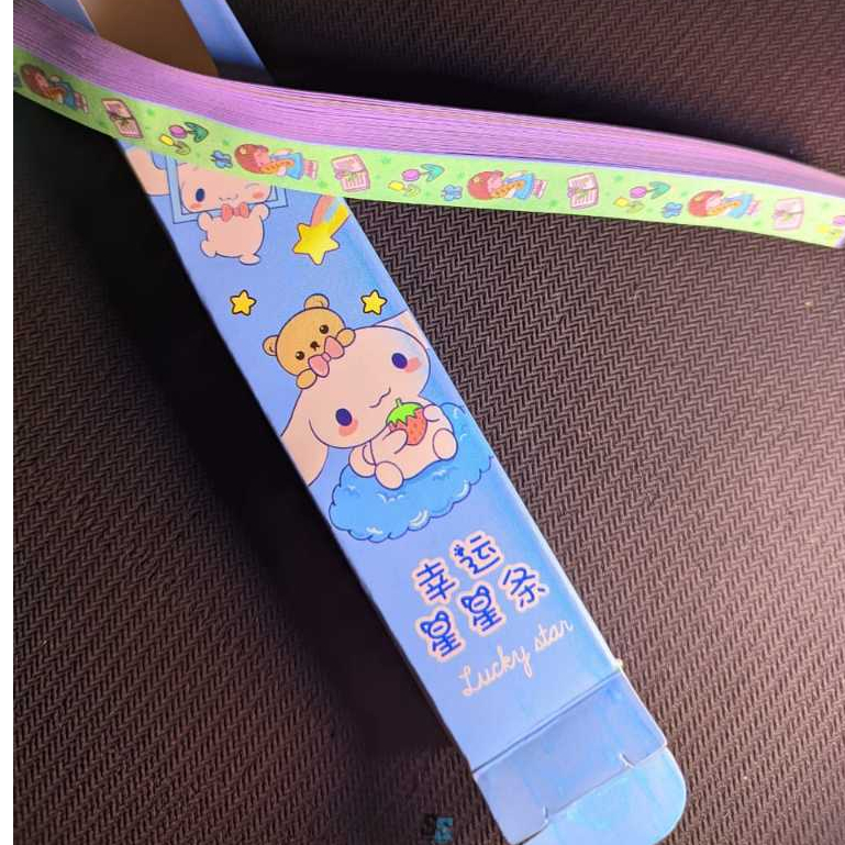 

40 PCS DIY ORIGAMI BINTANG 3D KARAKTER KUROMI CINAMOROL MOMO JUN 24-18