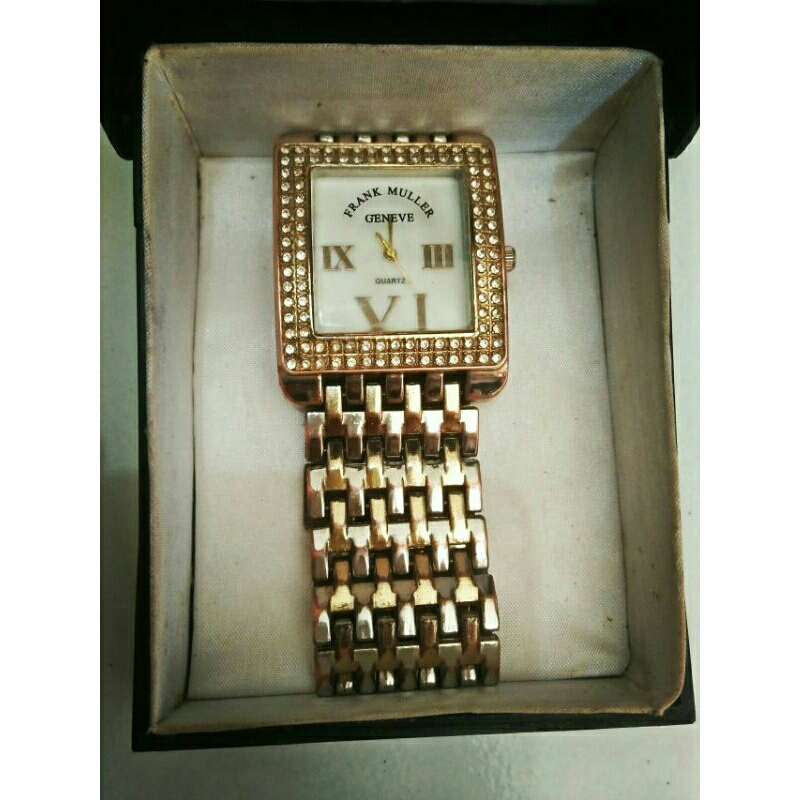 jam tangan wanita vintage frank muller kondisi hiduph