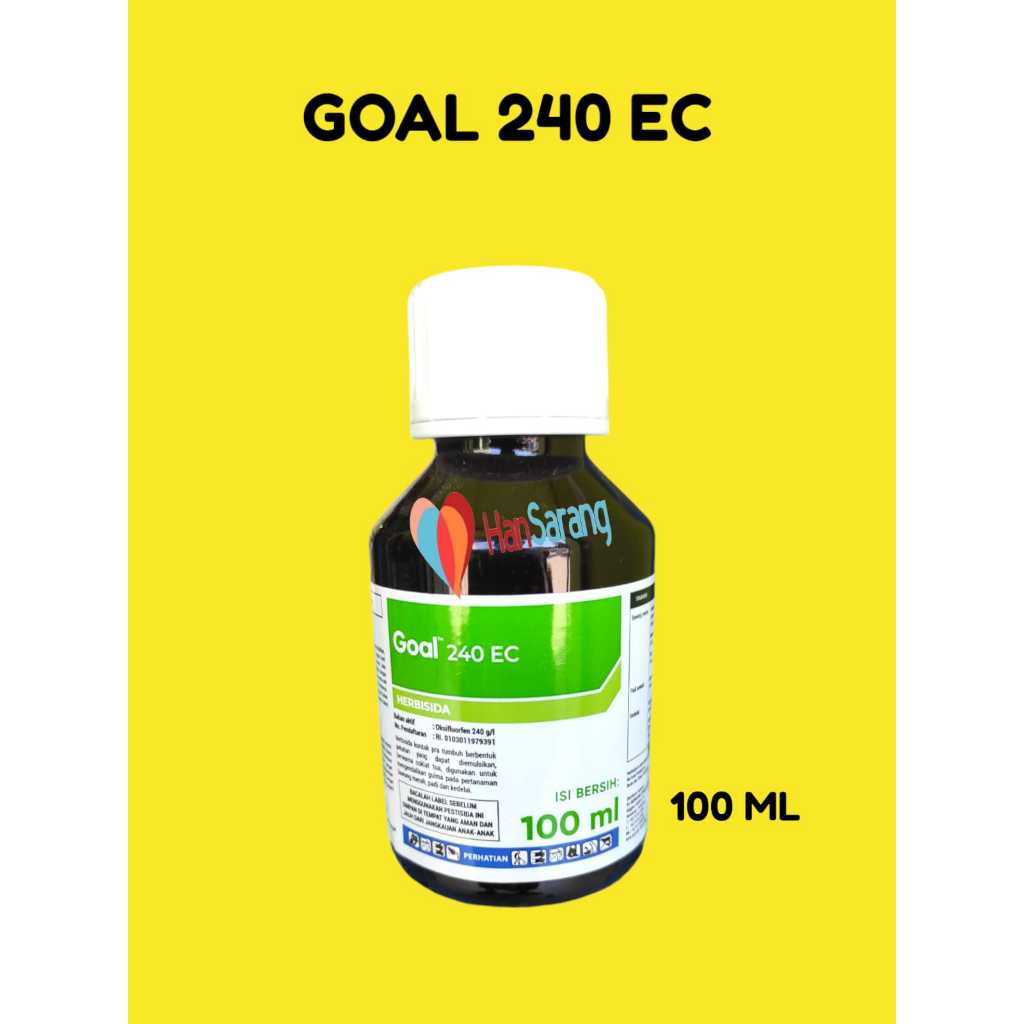 GOAL Goal Gol GOOL 240EC 100 ML Herbisida pratumbuh Pra tumbuh obat pembasmi rumput