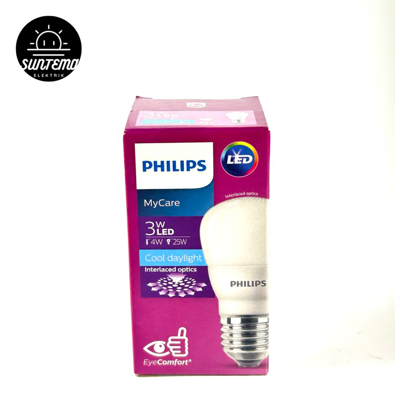 Lampu LED, Philips Lampu, LED Philips, Lampu Rumah, Lampu Bohlam LED Philips Mycare 3Watt 4Watt 6Wat