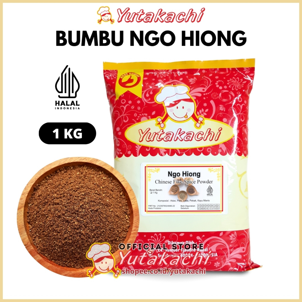 

Ngohiong Bubuk 1 KG Yutakachi / Ngo Hiong / Gohyong Viral / Go Hiong / Wu Xiang Fen / Wuxiangfen