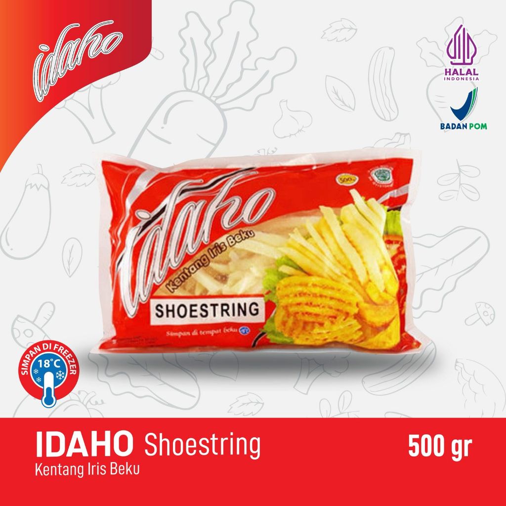 

IDAHO Shoestring Original - Kentang Iris Beku 500 Gram