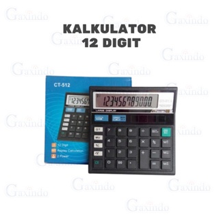 

KALKULATOR KANTOR 12 DIGIT GAXINDO MODEL K712 K812 ALAT BANTU HITUNG