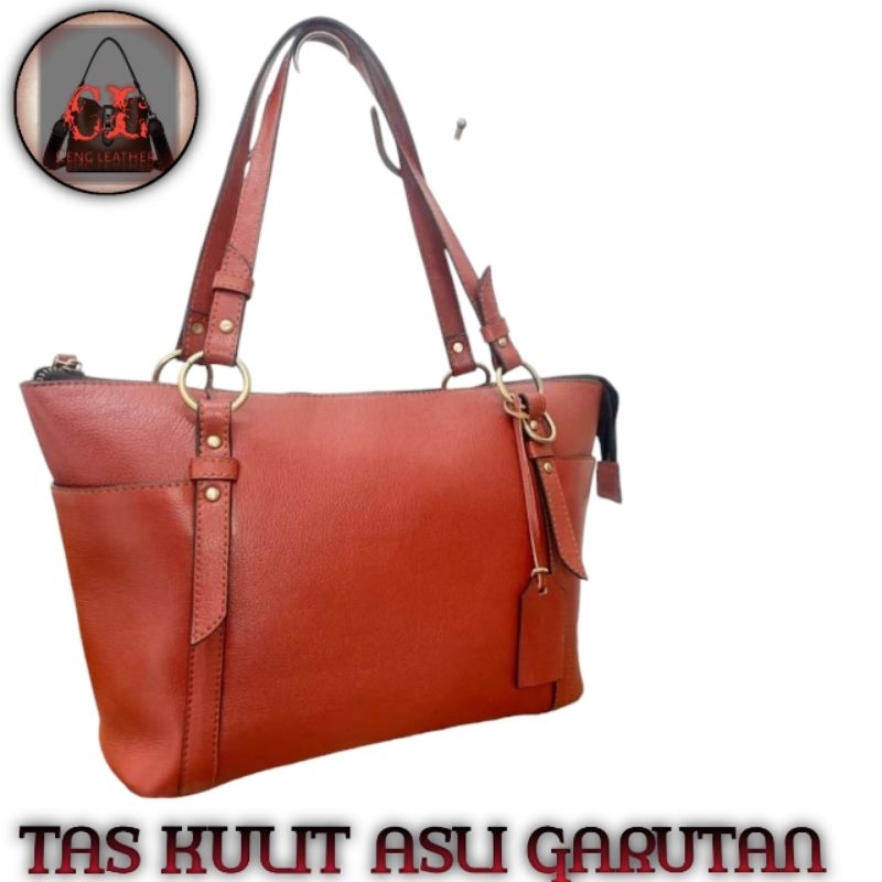 size(m) tas kulit papirut wanita/tas kulit Garut.
