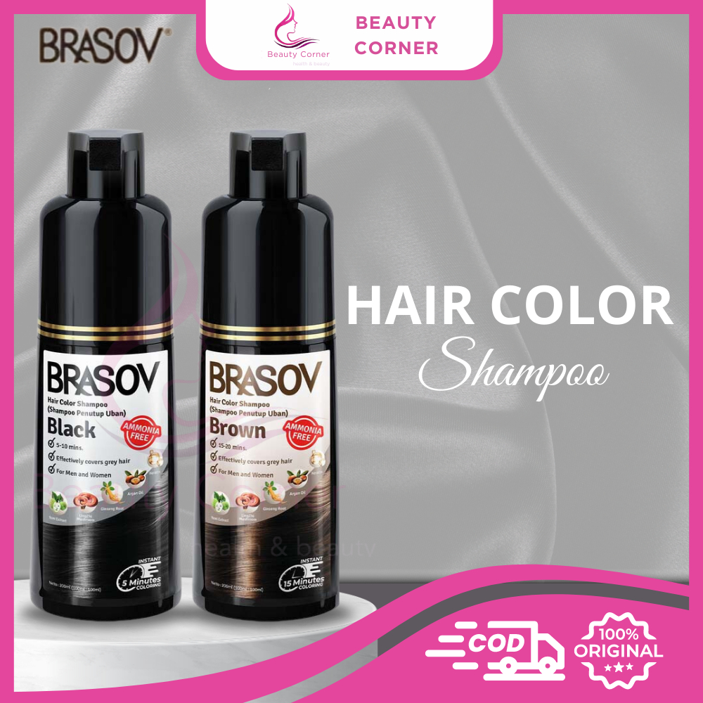 Brasov Hair Color Shampoo - 200ml