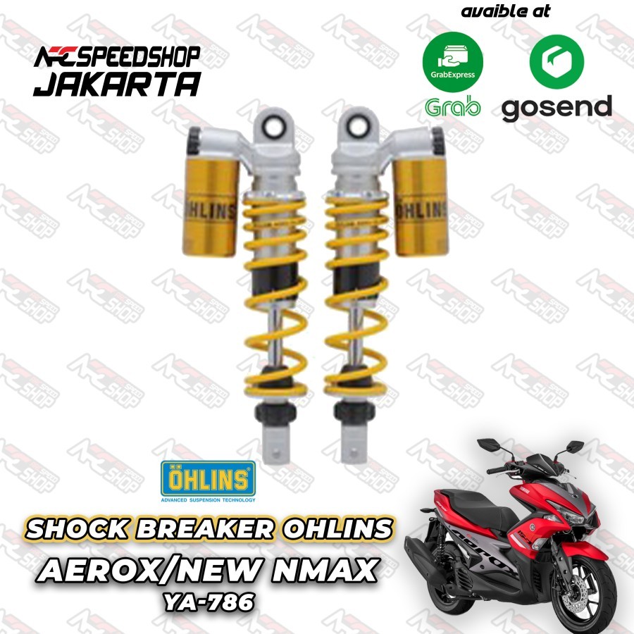 Shockbreaker Shock Breaker Ohlins Aerox 155 Dual Spring Original YA786 YA 786