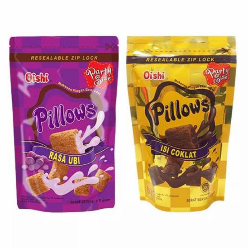 

Oishi Pillow Ubi/ coklat 100g