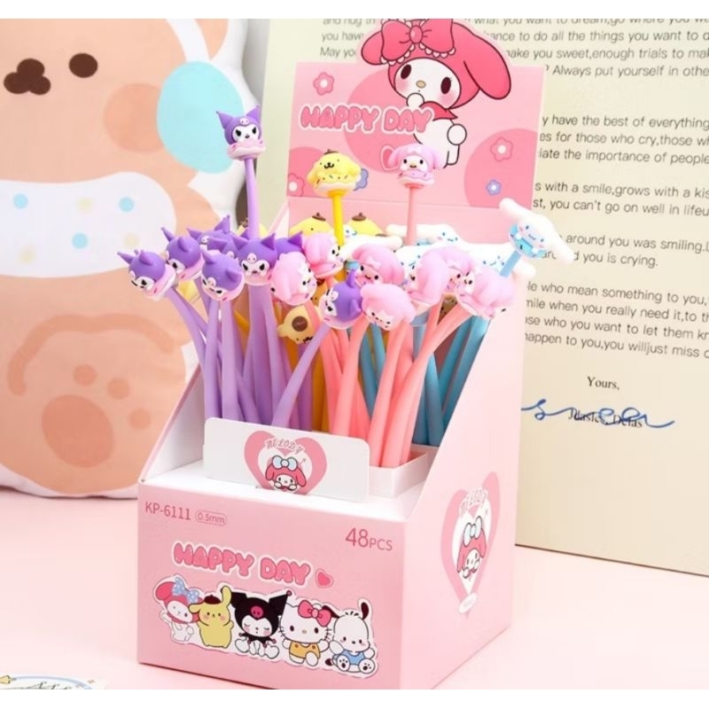 

PULPEN SANRIO LOTSO PULPEN ANAK KARAKTER PULPEN GOYANG PENA SILIKON