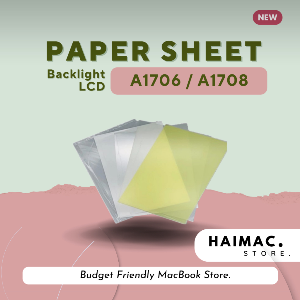 Paper Sheet A1706 A1708 - Backlight LCD MacBook Pro 13" 2016 2017 | Reflective Sheet