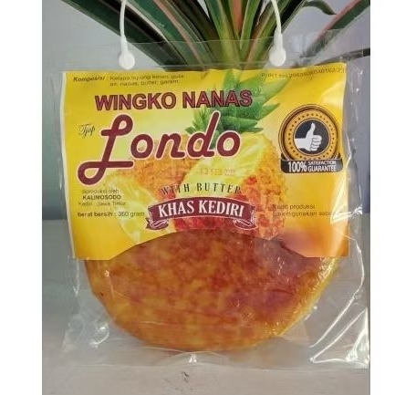 

Wingko Londo With Butter khas Kediri "360gr" free bubble wrab (Nanas)