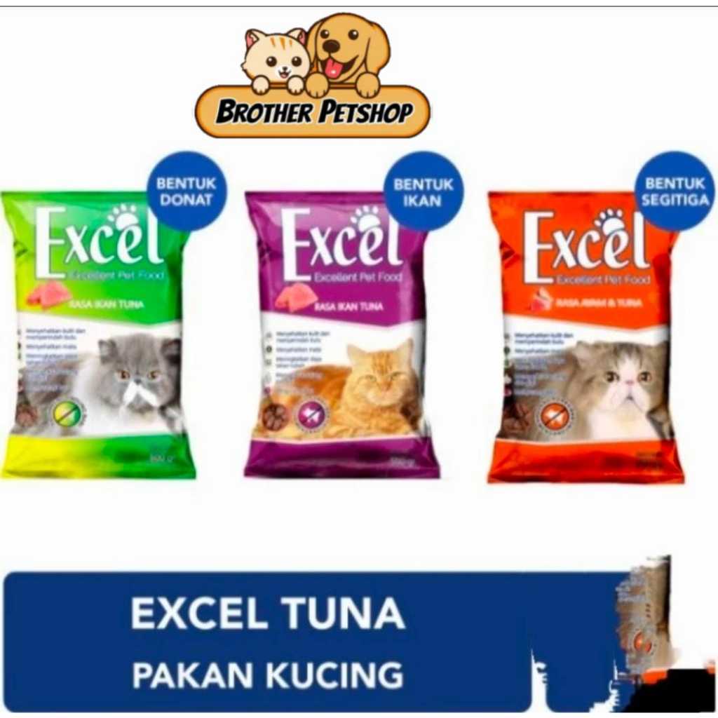 Makanan Kucing Excel Cat Food 1kg 1 kg