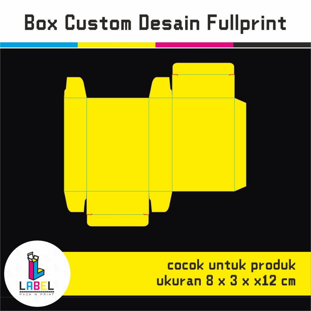 

Box Packaging / Dus Kemasan uk.8x3x12cm Custom Printing