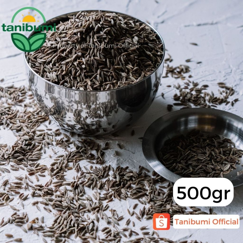 

500g | Cumin Seed | Jintan Putih | Jeera Grade A | Biji Jinten India Premium