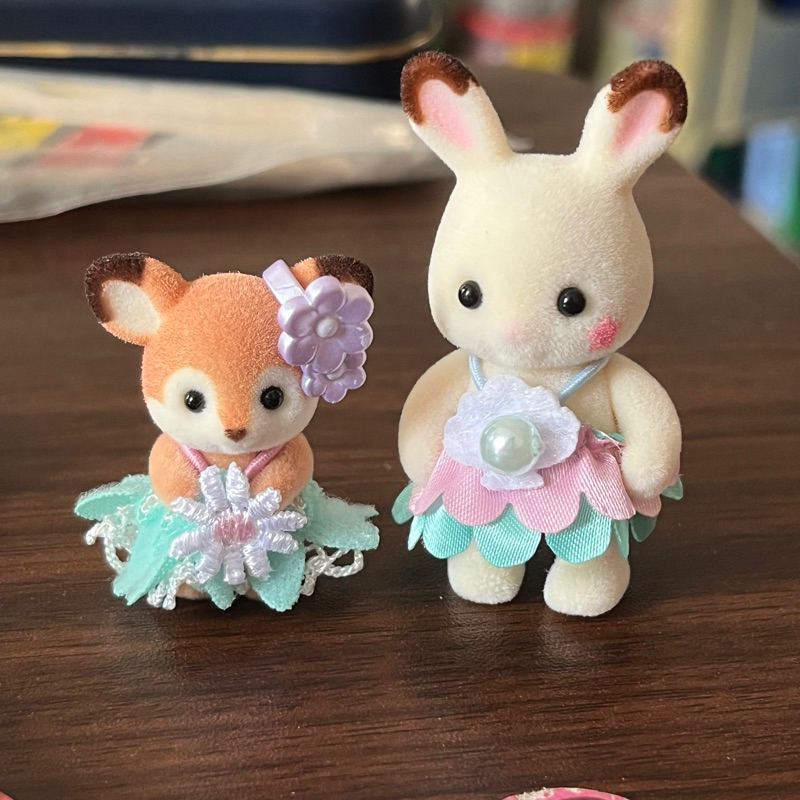 [SHOPEEVID] SYLVANIAN FAMILIES CALICO CRITTERS MERMAID CASTLE CHOCO RABBIT BABY WILLOW DEER WATER PL