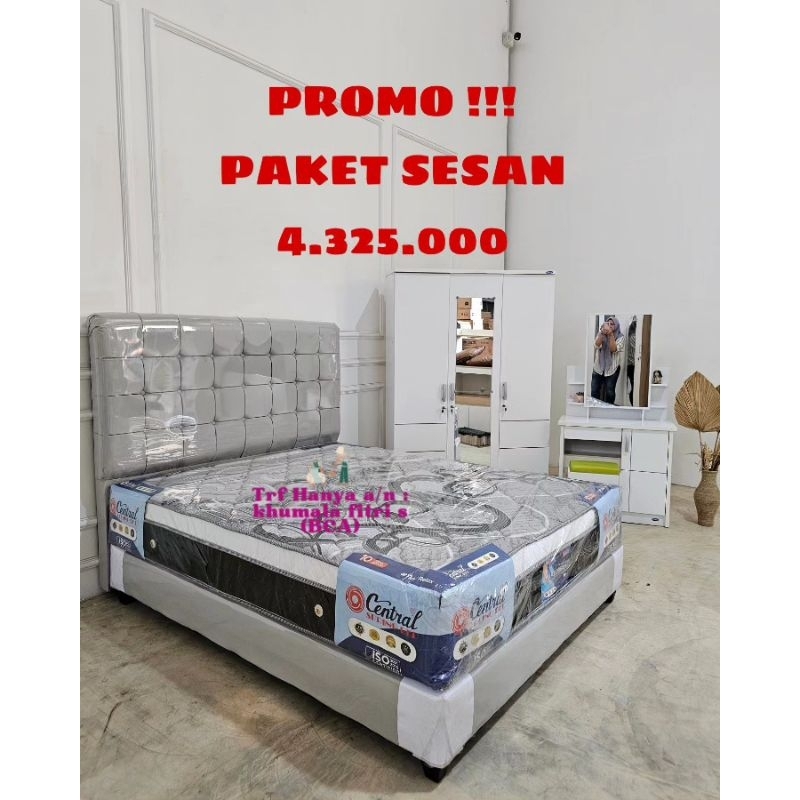 Megajaya Lampung Paket Sesan  kasur,lemari,meja rias
