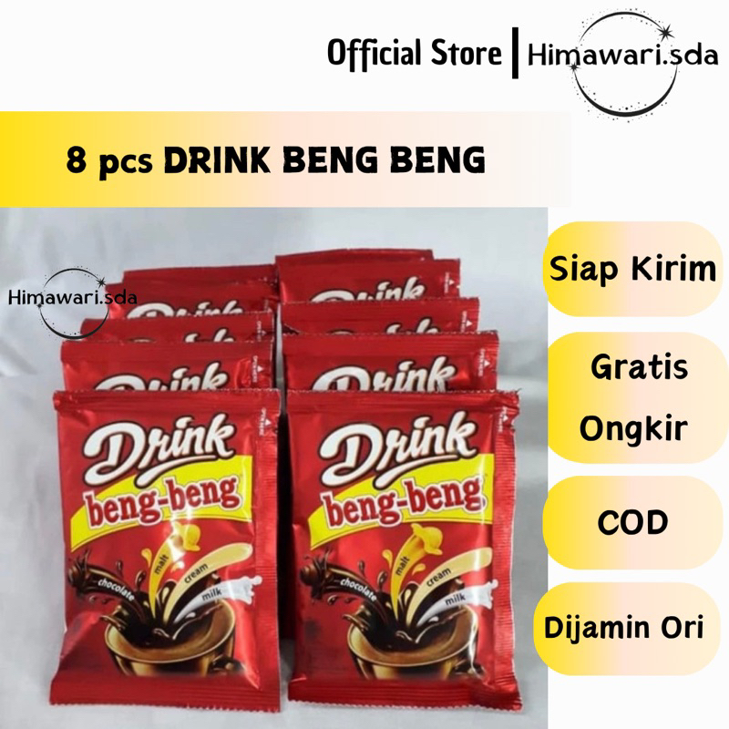 

DRINK BENG-BENG DRINK 30gr MINUMAN COKELAT BUBUK ISI 8