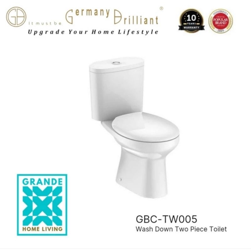 Germany Brilliant Kloset Duduk GBC-TW005