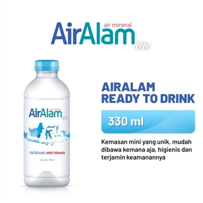 

AirAlam Lite Ready To Drink 330 ml / Air Mineral AirAlam