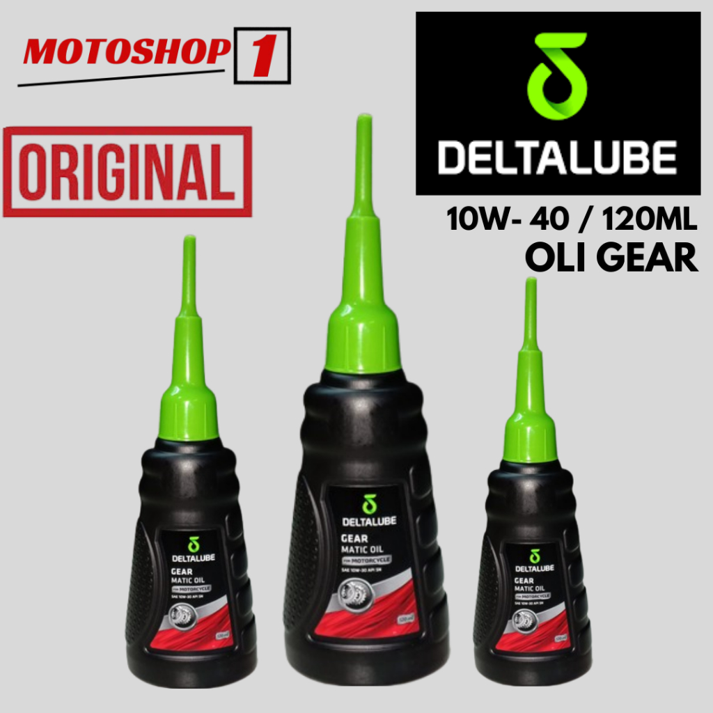 OLI ORIGINAL - OLI GEAR / GARDAN DELTALUBE 10W-40 120ML UNTUK MOTOR MATIC