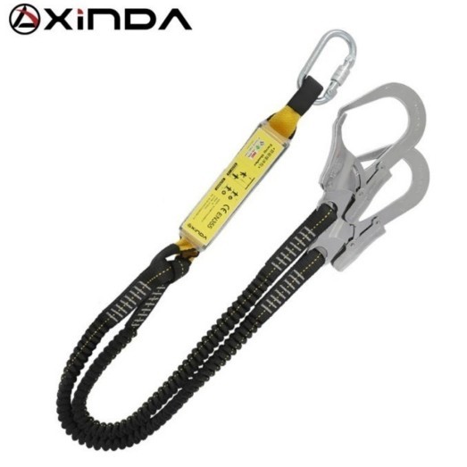 Lanyard Xinda Double Hook White Absorber / Double Lanyard Xinda / Lanyard Xinda Murah