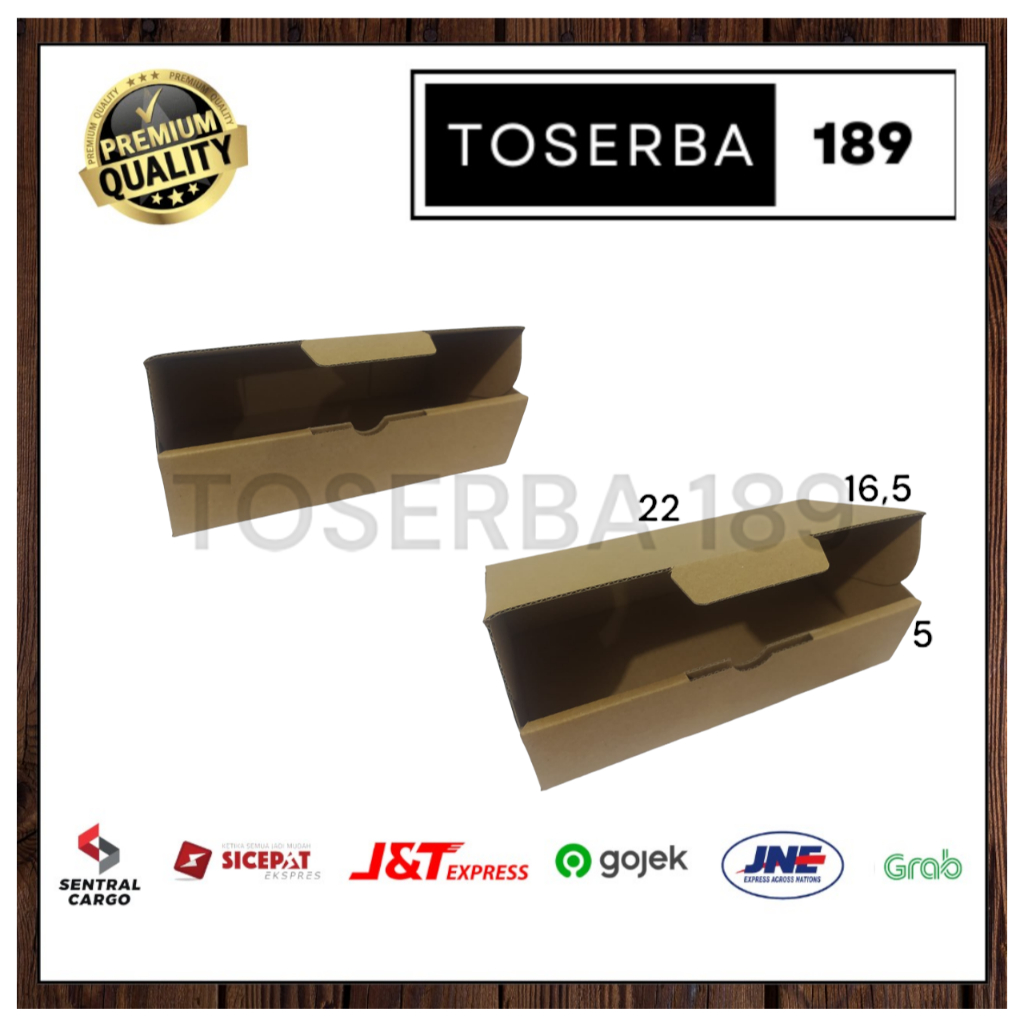 

kardus packing diecut/box pizza uk 22x16,5x5 cm