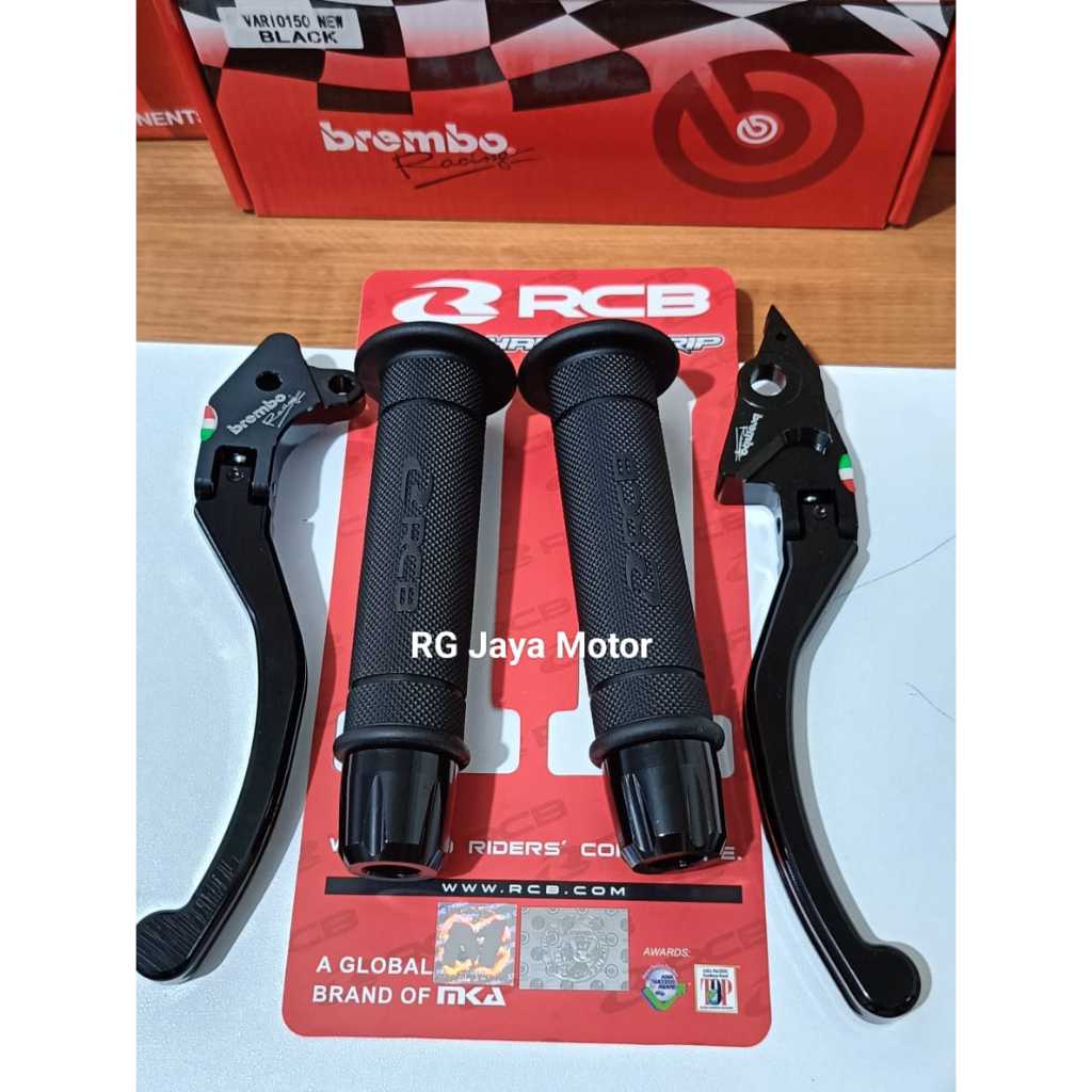 3in1 Handle Rem Lipat + Handgrip RCB HG55 + Jalu Stang CNC Vario 125 150 New, Beat New, Scoopy New, 