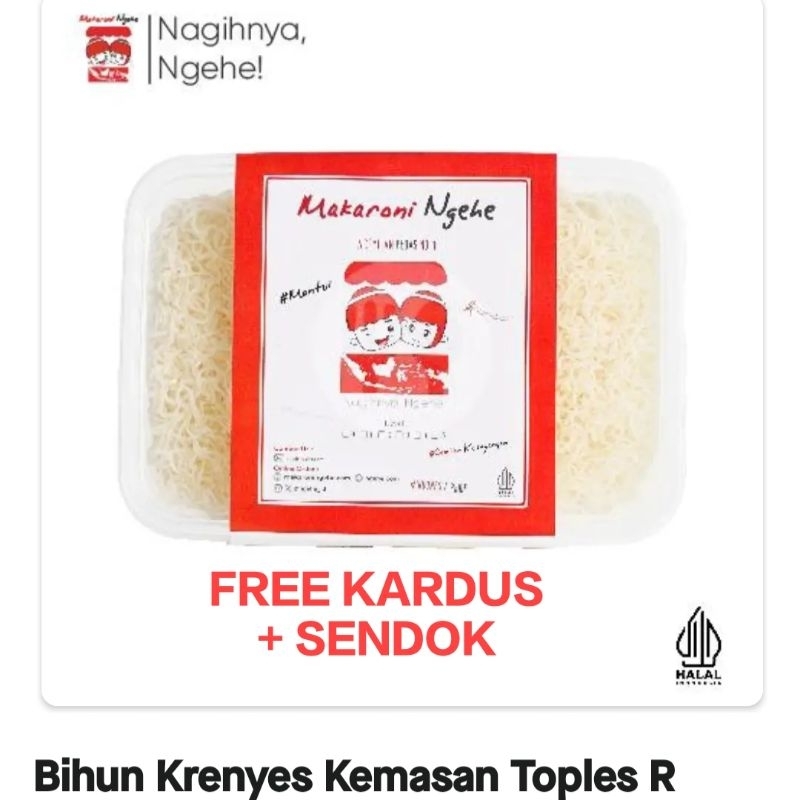 

Makaroni Ngehe Bihun Krenyes TOPLES REGULER