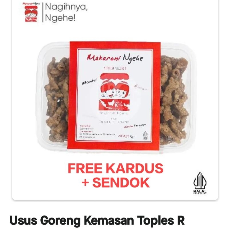 

Makaroni Ngehe Usus Goreng TOPLES REGULER