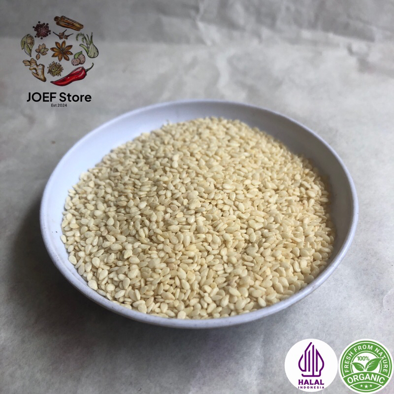 

TERMURAH!!! Wijen Putih/Sesame Asli 100%
