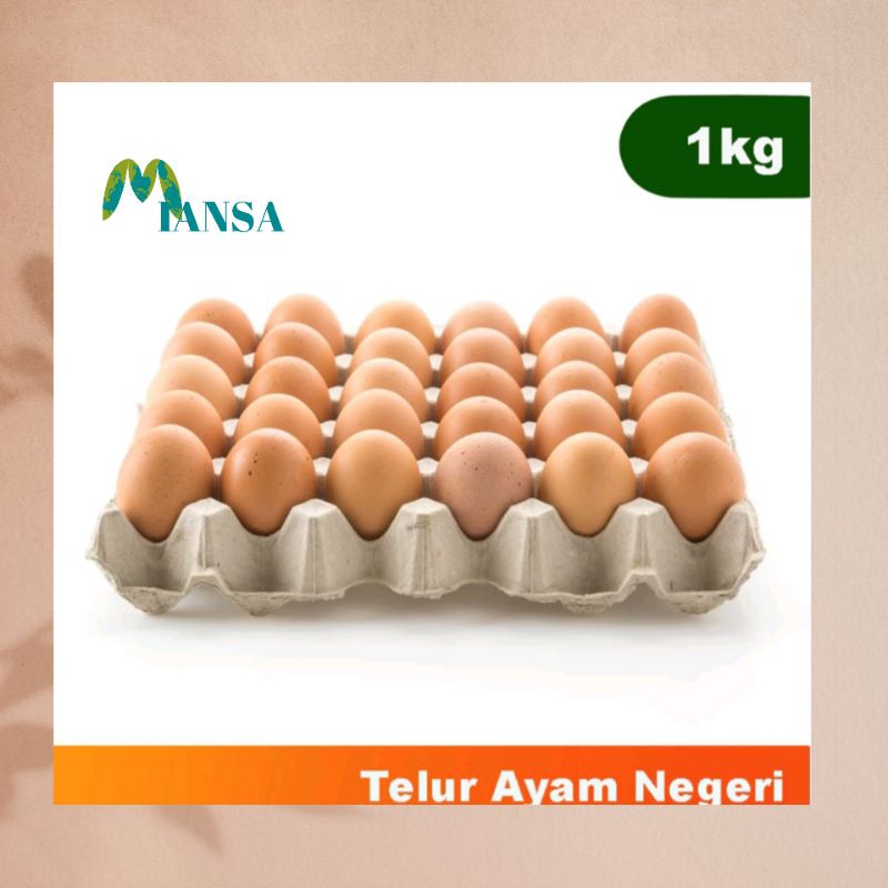 

TELUR AYAM NEGERI 1 KG FRESH