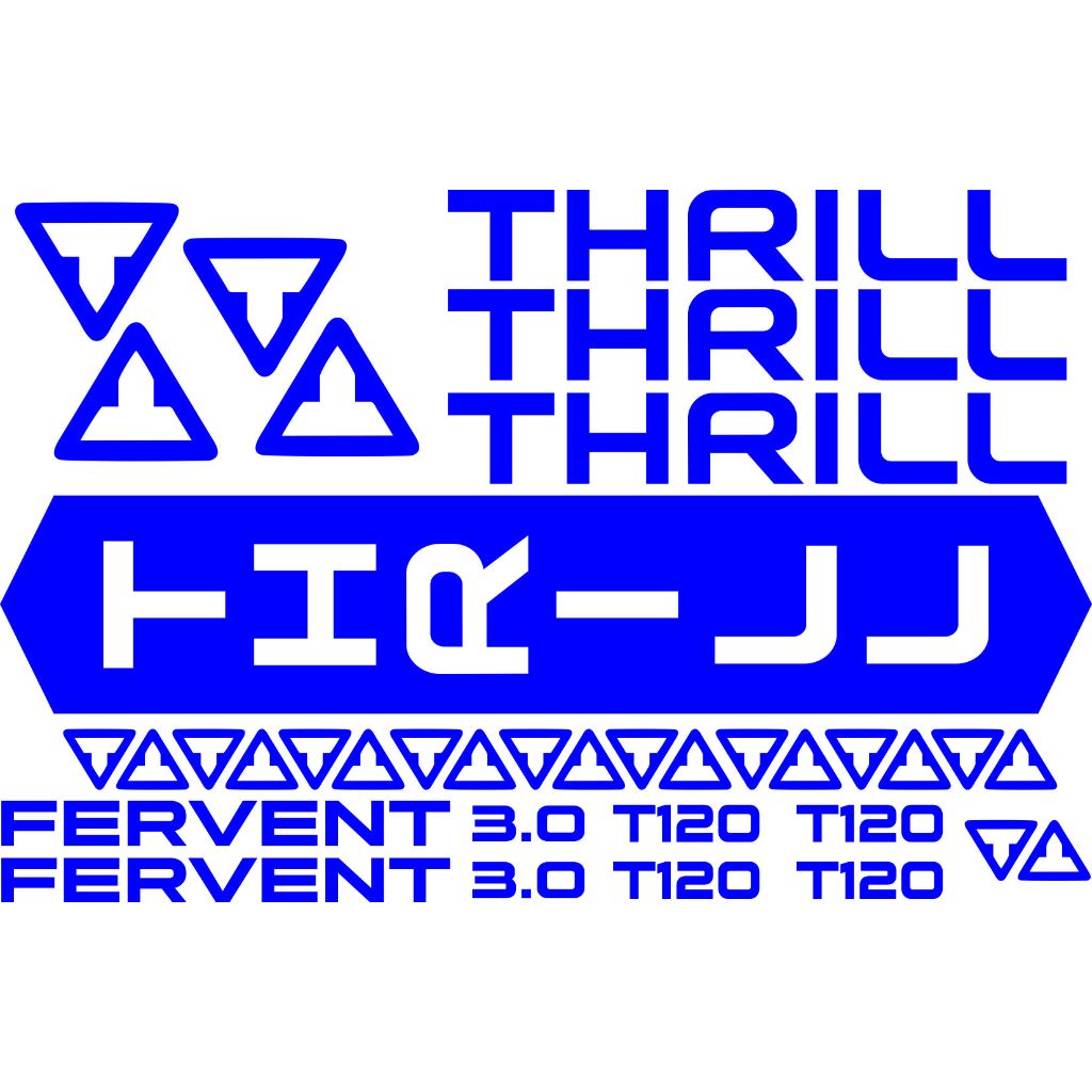 

cutting sticker stiker sepeda thrill fervent
