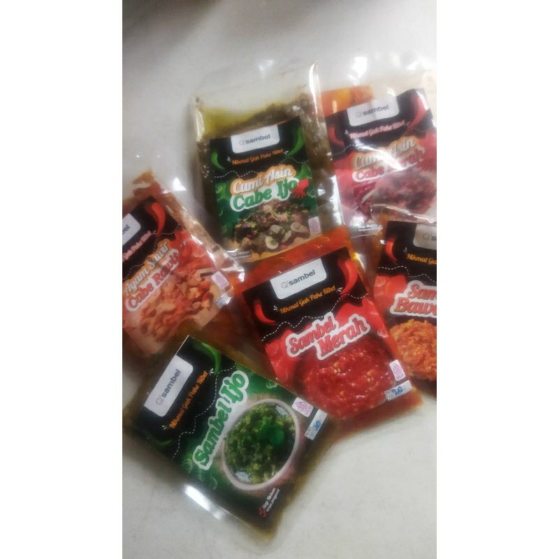 

paket komplit Q sambel 9Varian