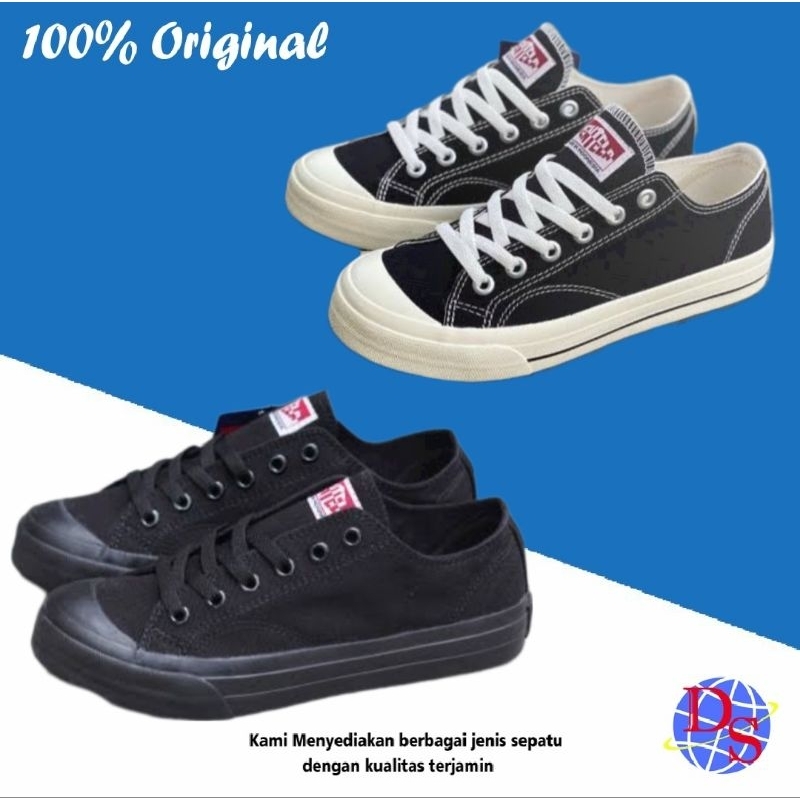 VENTELA/BASIC LOW/ALL BLACK/(ORIGINAL)/SEPATU VENTELA/SEPATU SEKOLAH VENTELA/SEPATU HITAM POLOS/SEPA