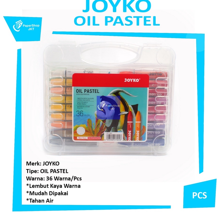 

BIG SALE Krayon Minyak 36 Warna Crayon 36 Colors Oil Pastels Set