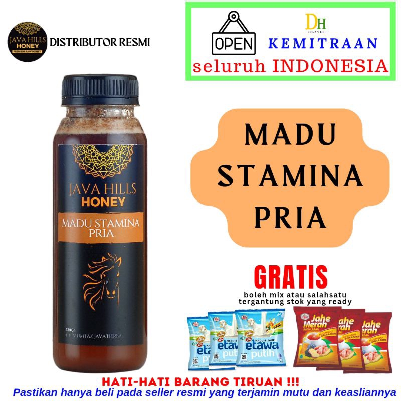 

100% ASLI Madu Stamina Pria by Java Hills Honey (JHH)