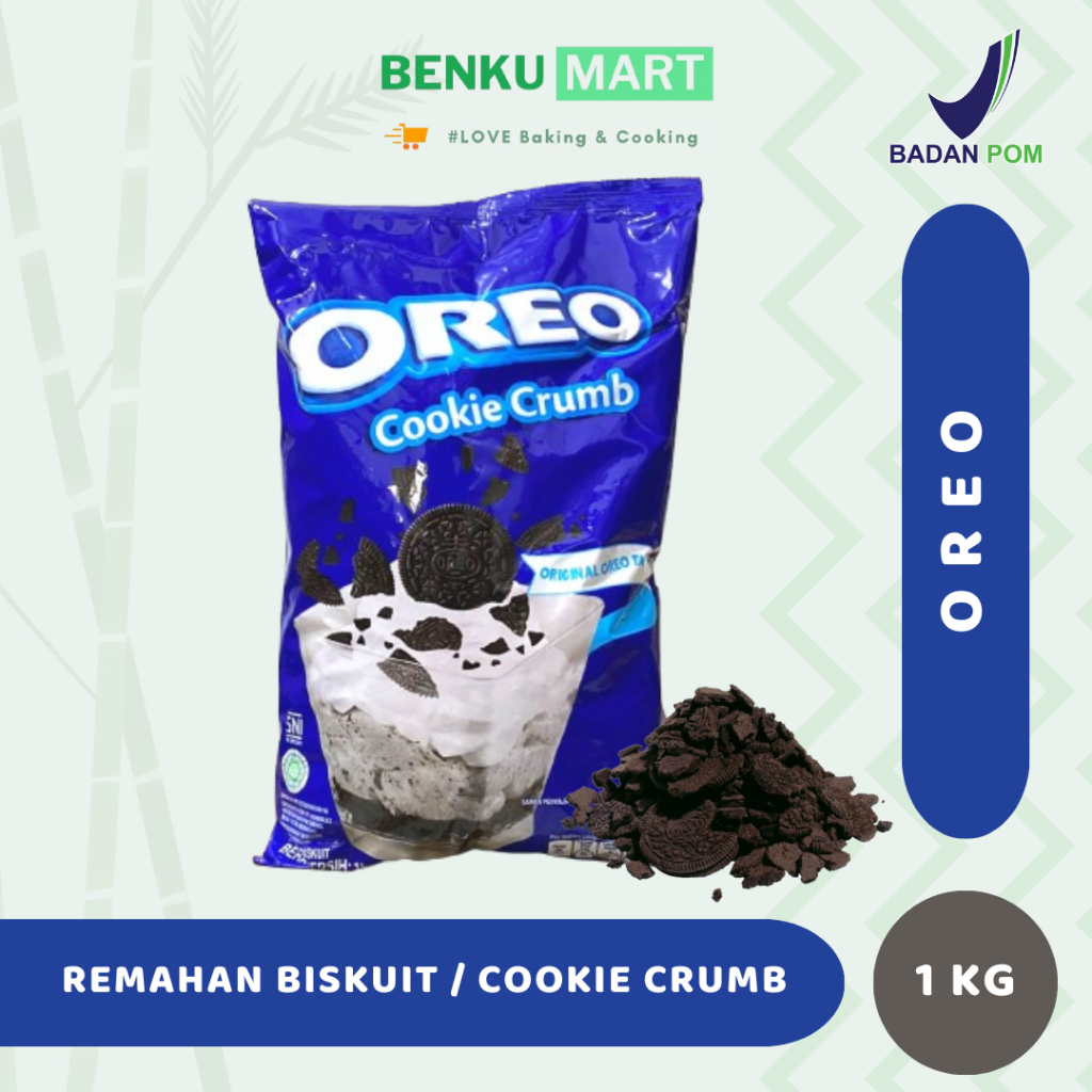 

Oreo Cookie Crumb 1 kg | Dekorasi Topping Kue