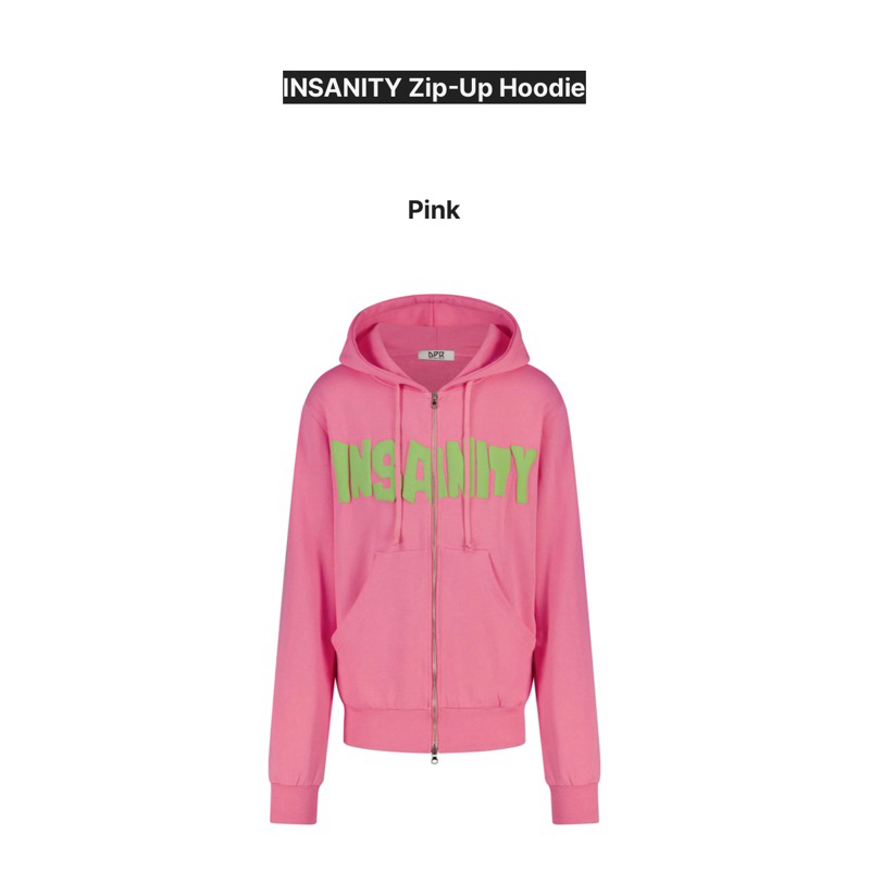 WTS OFFICIAL DPR IAN MERCH INSANITY HOODIE PINK