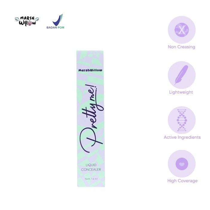MARSHWILLOW PRETTY ME LIQUID CONCEALER WITH NIACINAMIDE