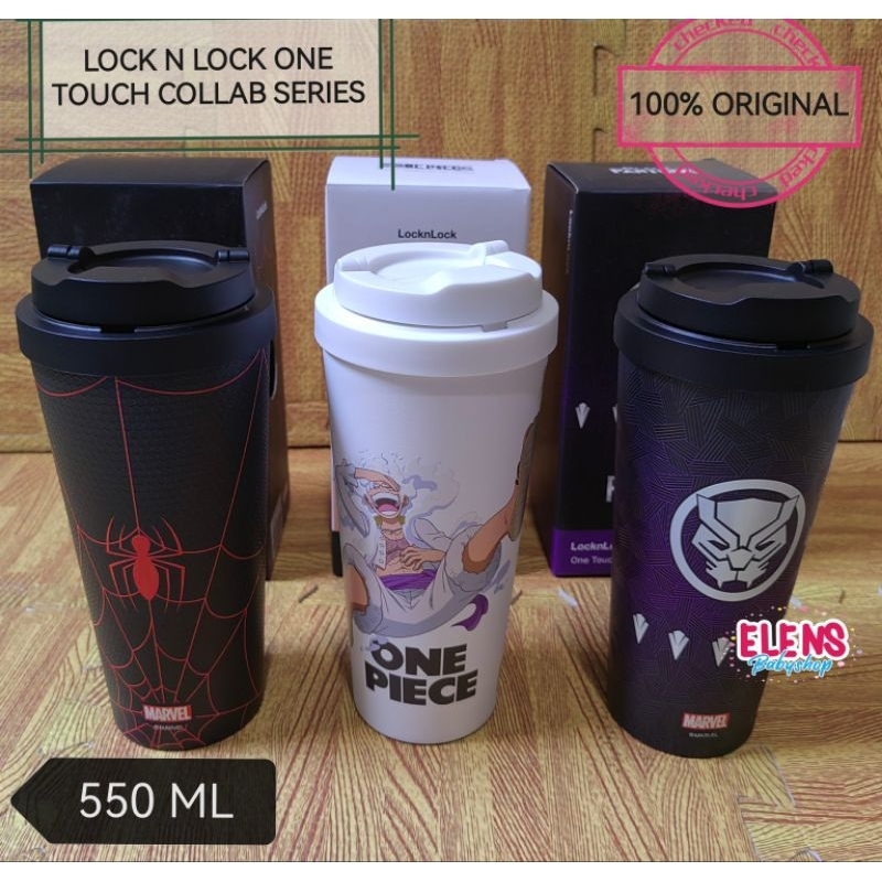 Lock n Lock tumbler one touch mug termos limited spiderman