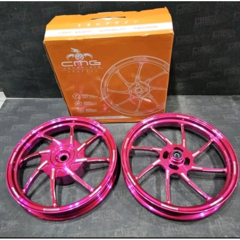 VELG CMG MG801 ORIGINAL AK88 185x14 215x14 PALANG 8 M8 VARIO 110 125 150 160 CBS BEAT SCOOPY SPACY G