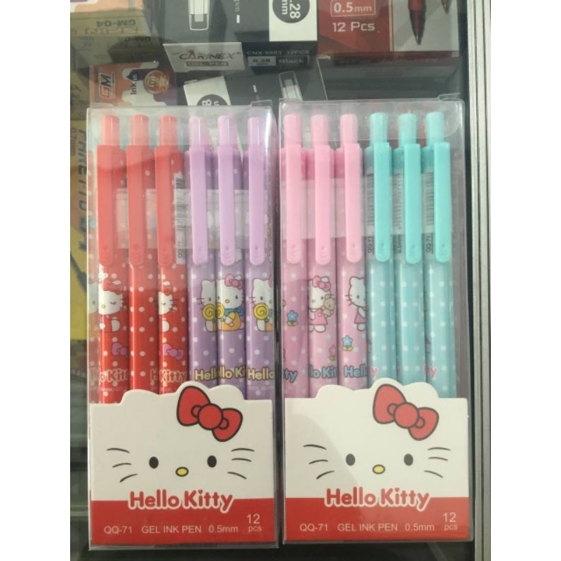 

Pen Mekanik Lucu / Pen Gel Kartun / Pen Cetekan Hello Kitty / Bolpen Klik QQ