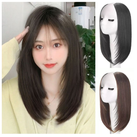 Hair Clip Lurus Natural Panjang 40CM U-Shape , Hair Clip Korean Big Layer, Hair Clip