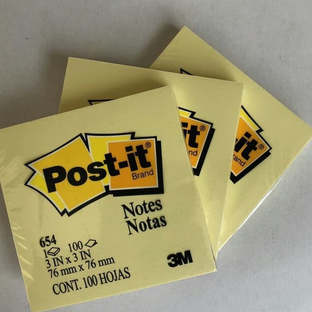 

TERLARISSS Post it Stick Note 654 merk 3M