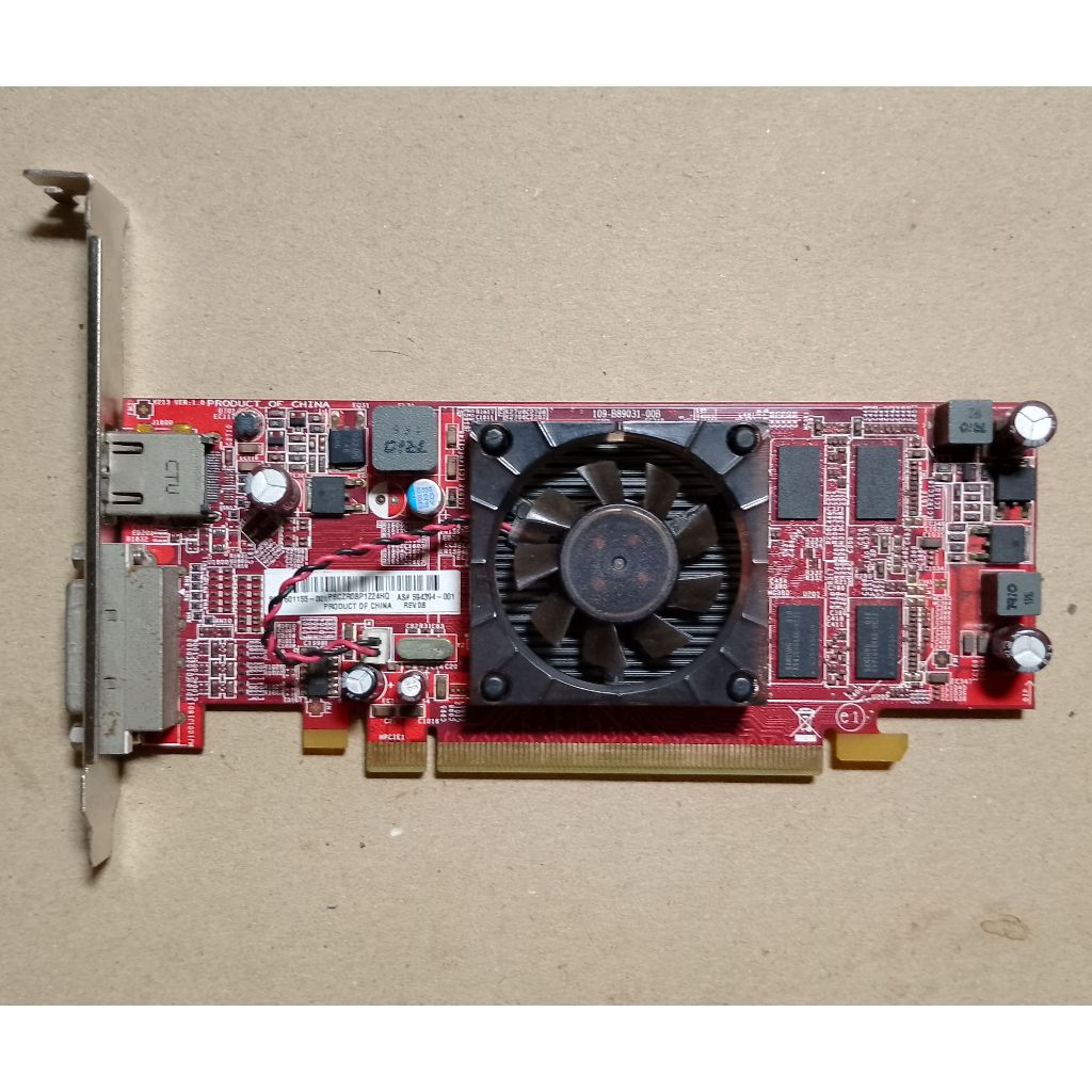 VGA Card HP ATI Radeon HD5450  1GB DDR3 PCIe-x16 FH (No Detect)