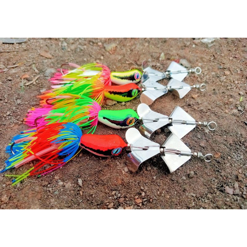 doble propeller mini umpan casting toman