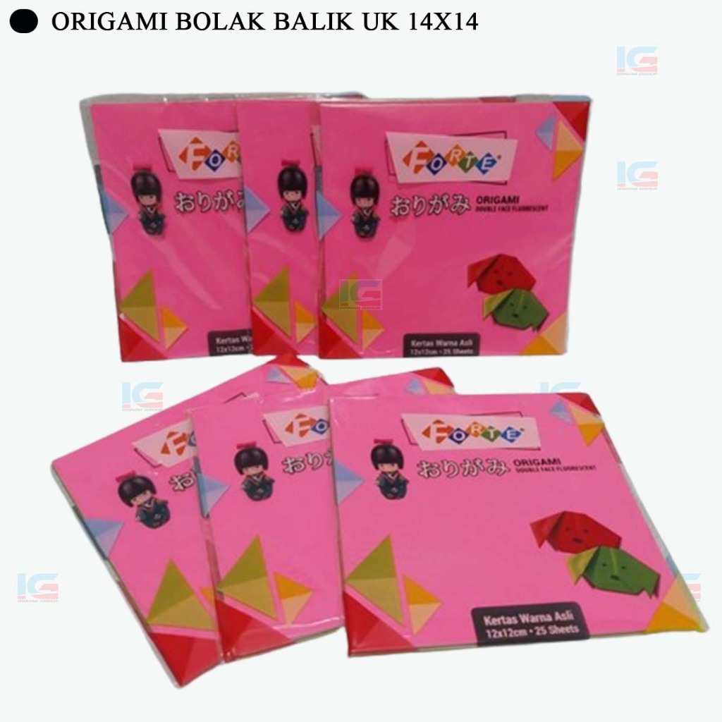 

ORIGAMI WARNA BOLAK BALIK 14X14